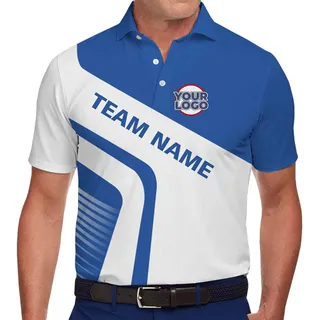 Custom Team Branding Collared Polo With Live Preview