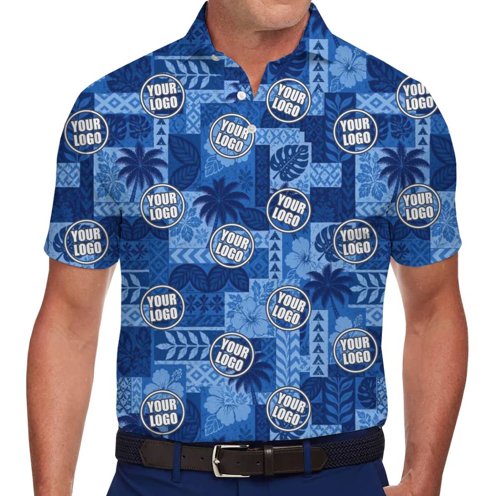 Custom Logo Resort Style Collared Polo Shirt - variant image 1