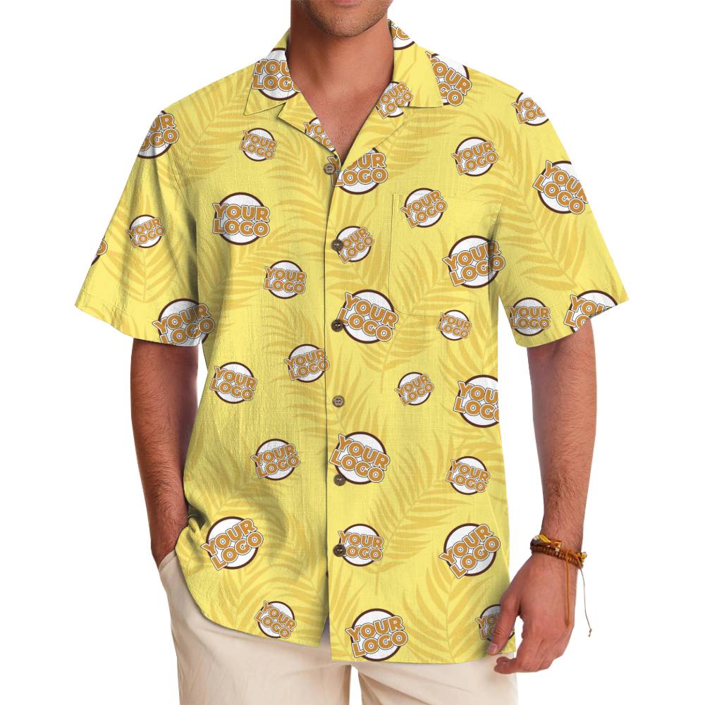 Eye-Catching Personalized Logo Hawaiian Shirt for Teams and Groups - variant image 1