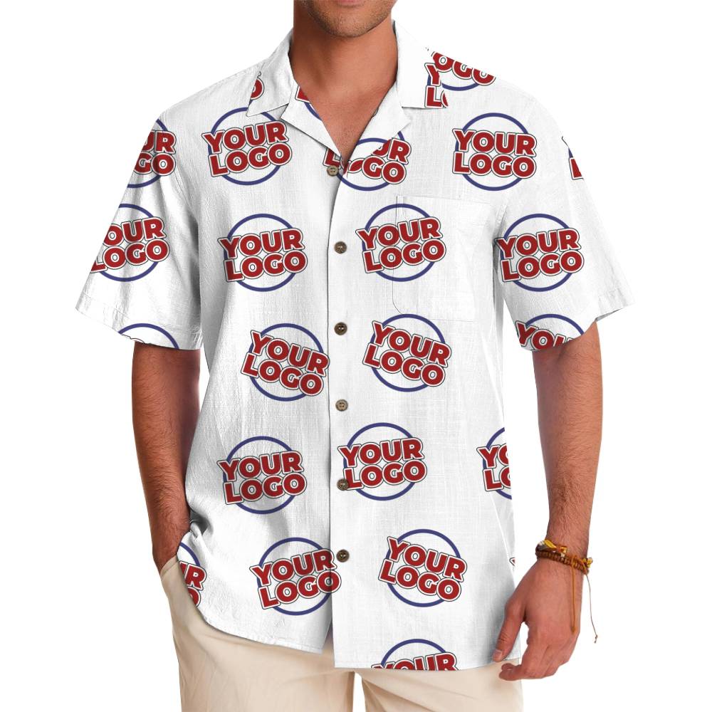 Custom Logo Classic Hawaiian Shirt With Multiple Color Background - variant image 1