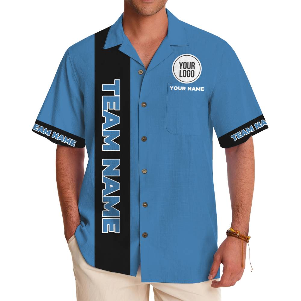 Team Spirit Custom Text Color And Logo Hawaiian Shirt - variant image 1