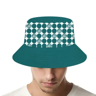 Custom Logo Geometric Circle Bucket Hats
