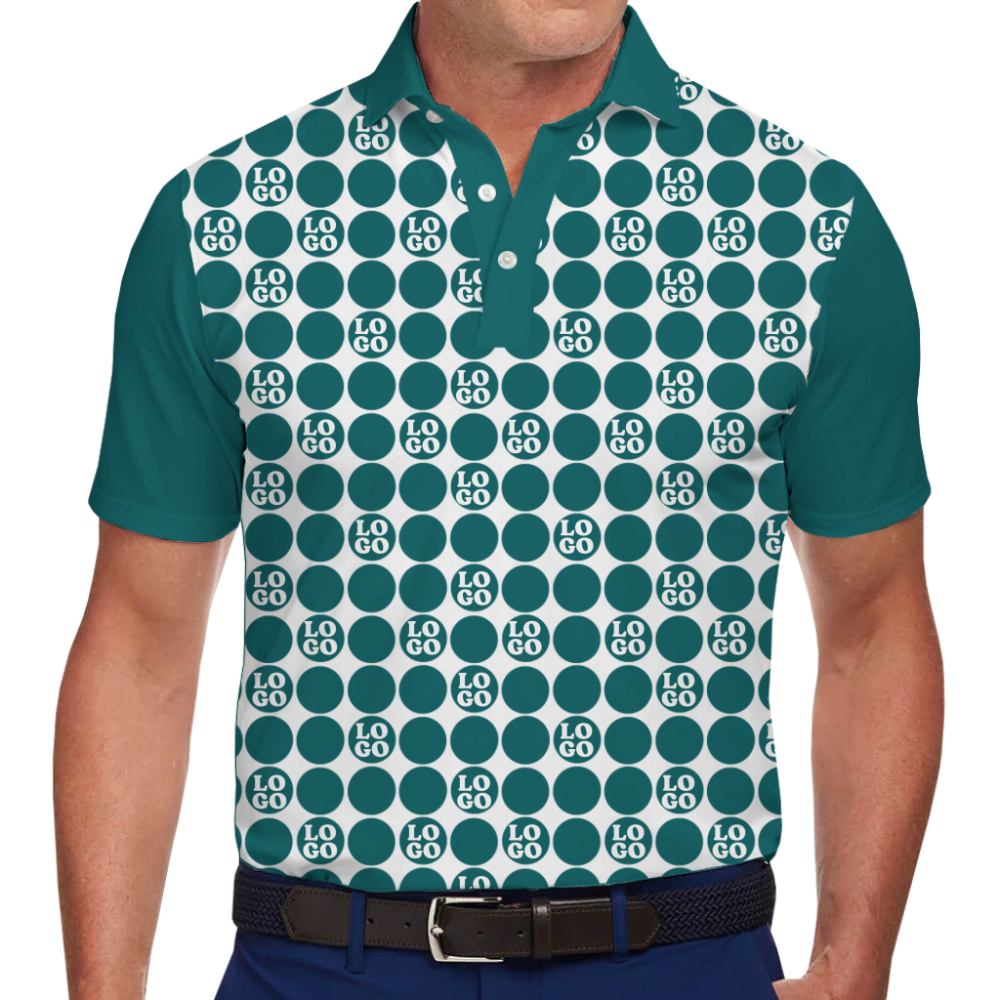 Custom Logo Retro Dot Polo Shirt - variant image 1