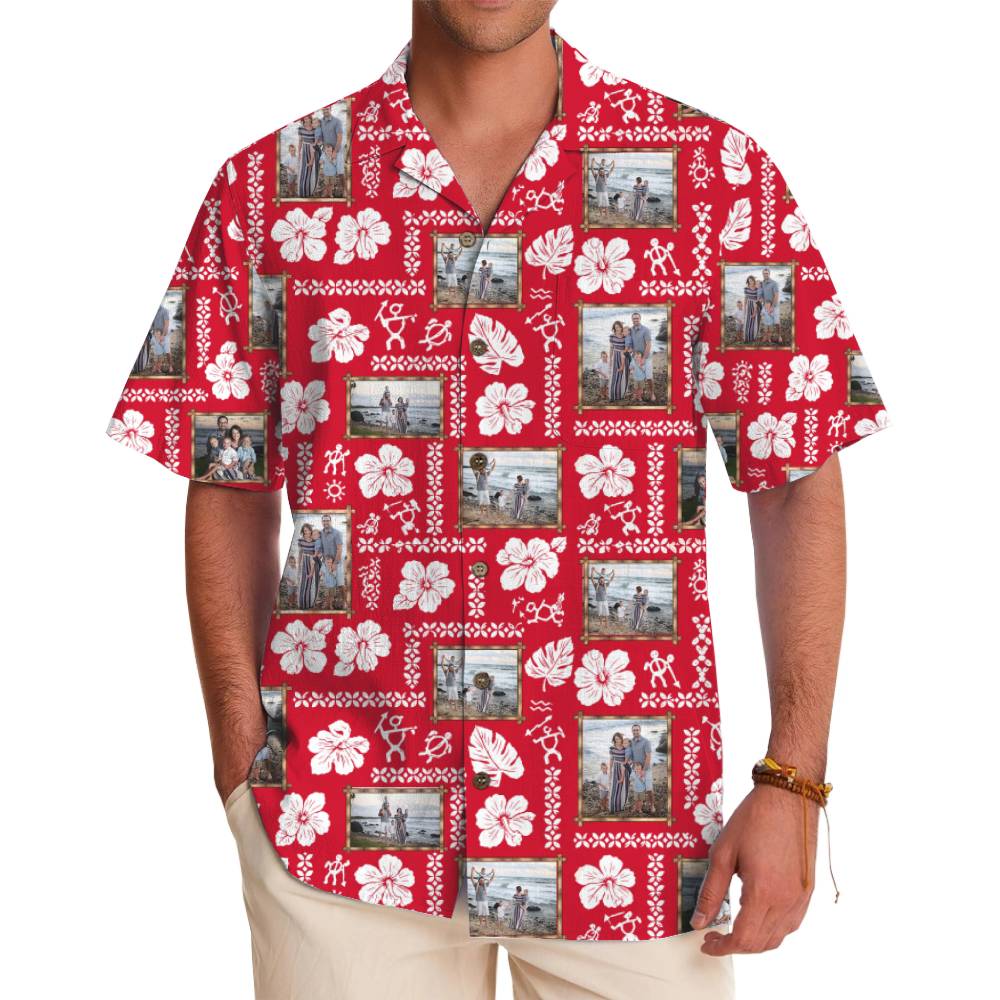 Personalized Memory Photo Hawaiian Shirt for Vacation - variant image 1