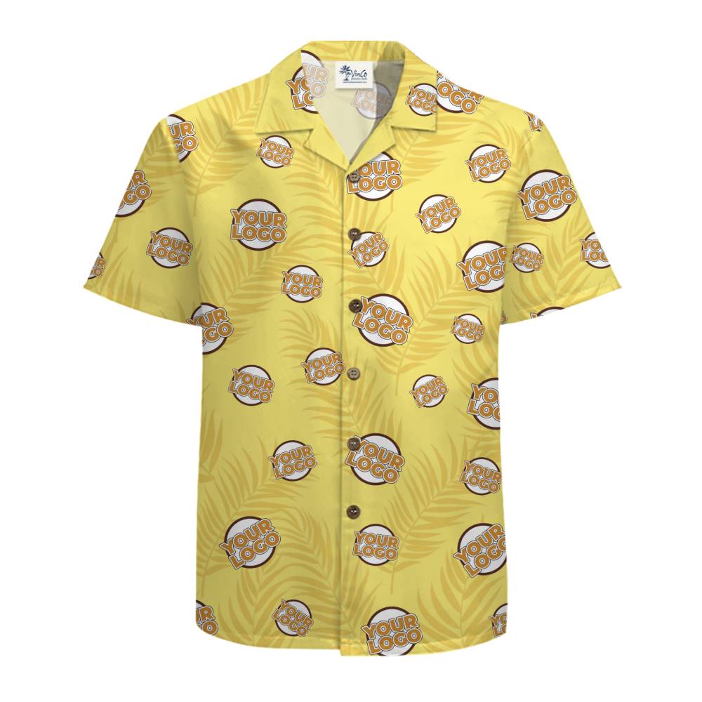 Eye-Catching Personalized Logo Hawaiian Shirt for Teams and Groups