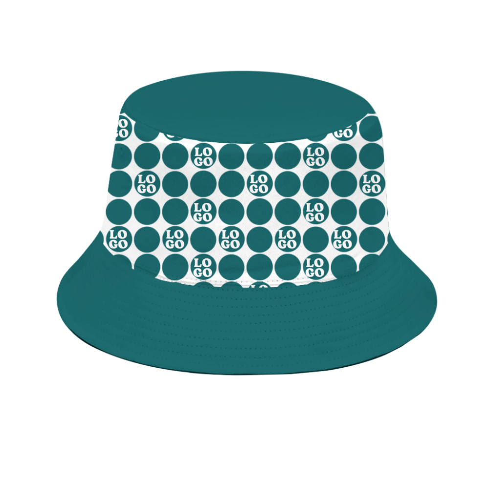 Custom Logo Geometric Circle Bucket Hats