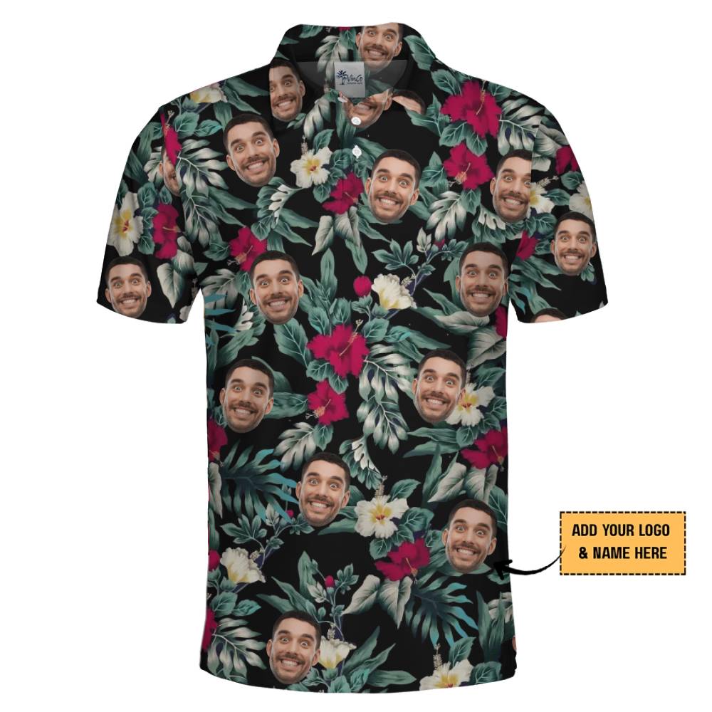 Funny Face Photo Hawaiian Shirt for Parties