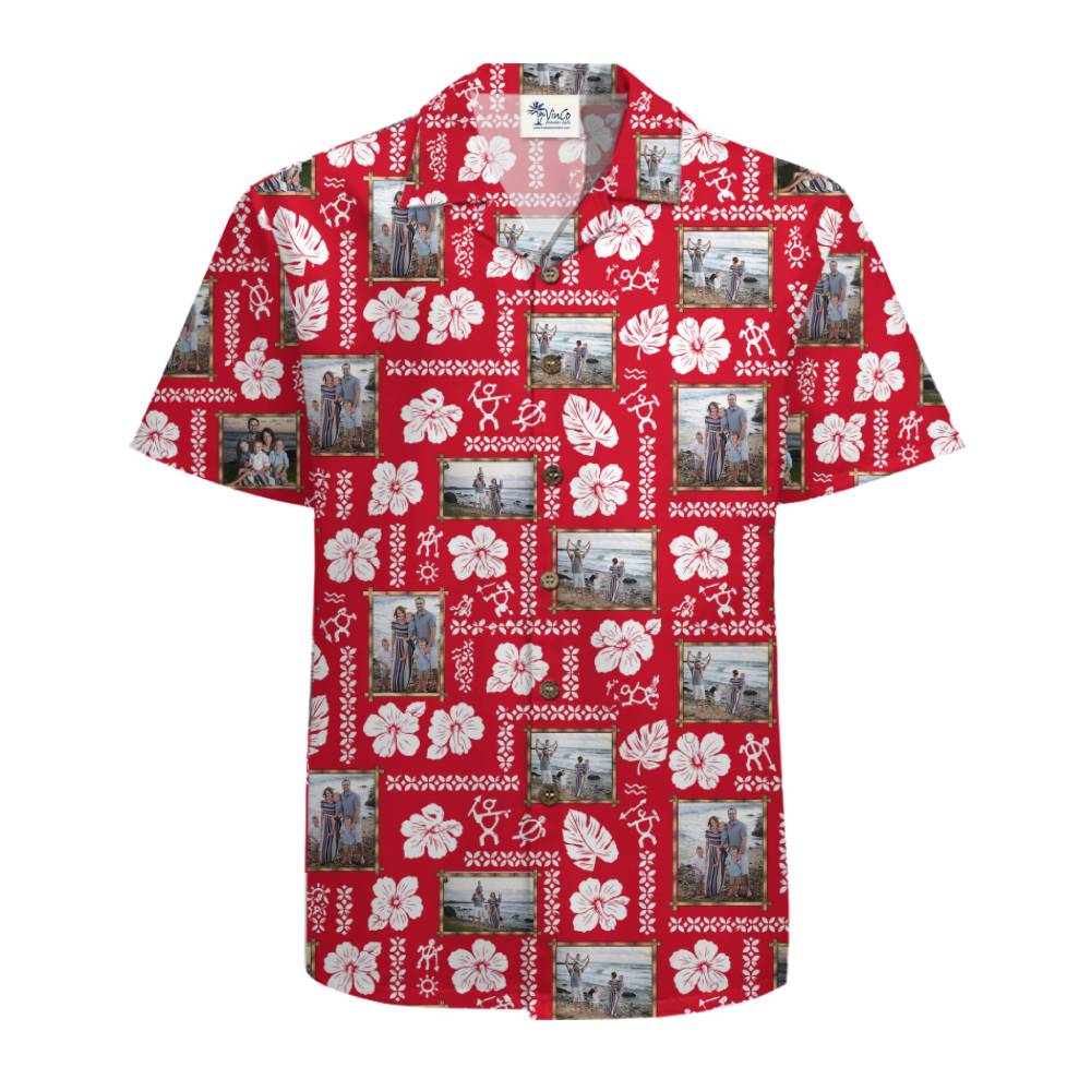 Personalized Memory Photo Hawaiian Shirt for Vacation