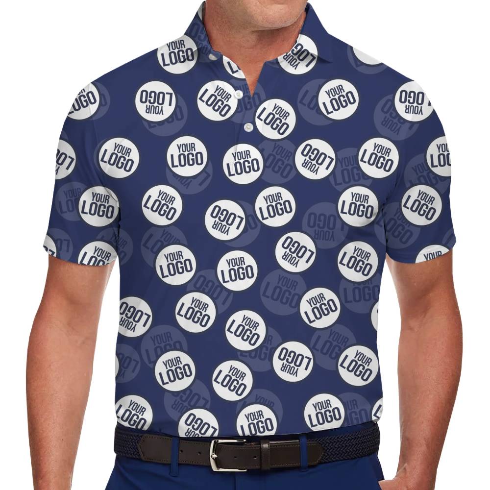 Corporate Identity Print Collared Polo Shirt - variant image 1