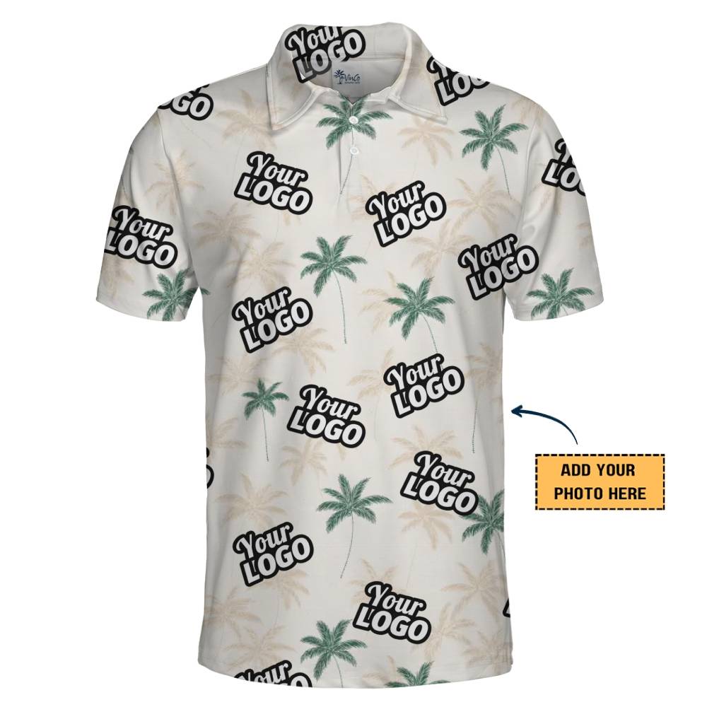 Personalized Palm Tree Club Logo Shirt With Preview