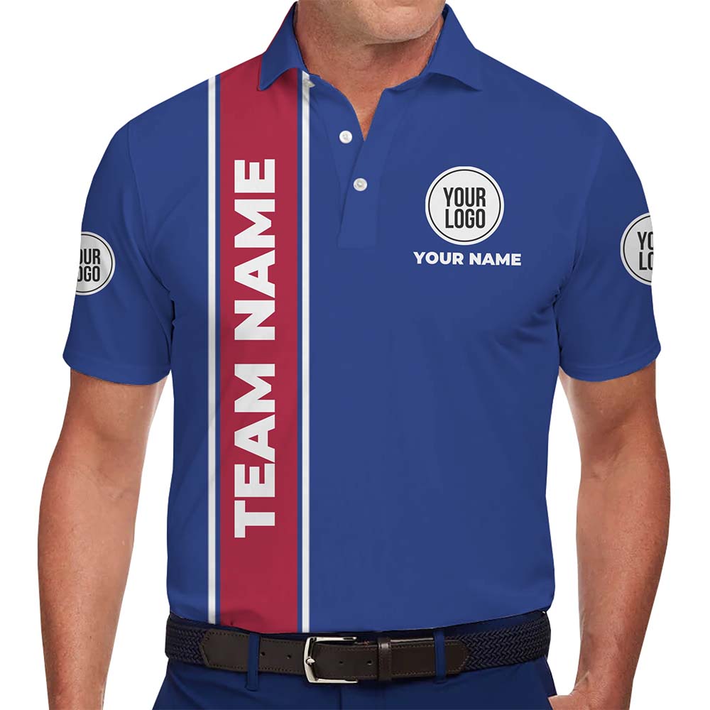 Bold Stripe Custom Name and Team Logo Shirt No Minimum - variant image 1