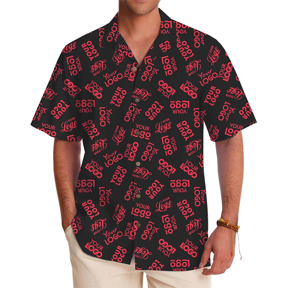 Brand Authority Custom Logo Button Up Shirt With Preview - variant image 1