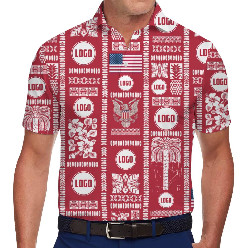 Custom Patriotic Themed Polo Shirt for Company and Team - variant image 1