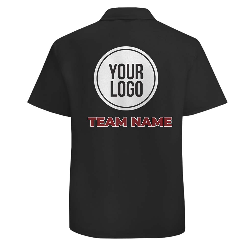 Signature Custom Name And Logo Button Up Shirt With Live Preview