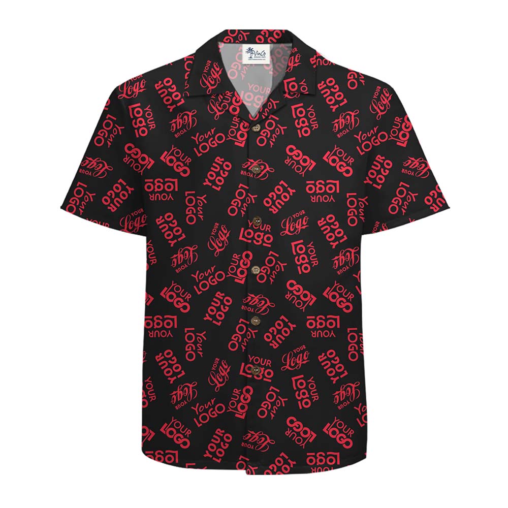 Brand Authority Custom Logo Button Up Shirt With Preview