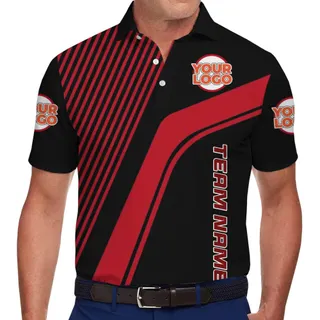 Sporty Custom Polo Shirt with Logo For Team And Group
