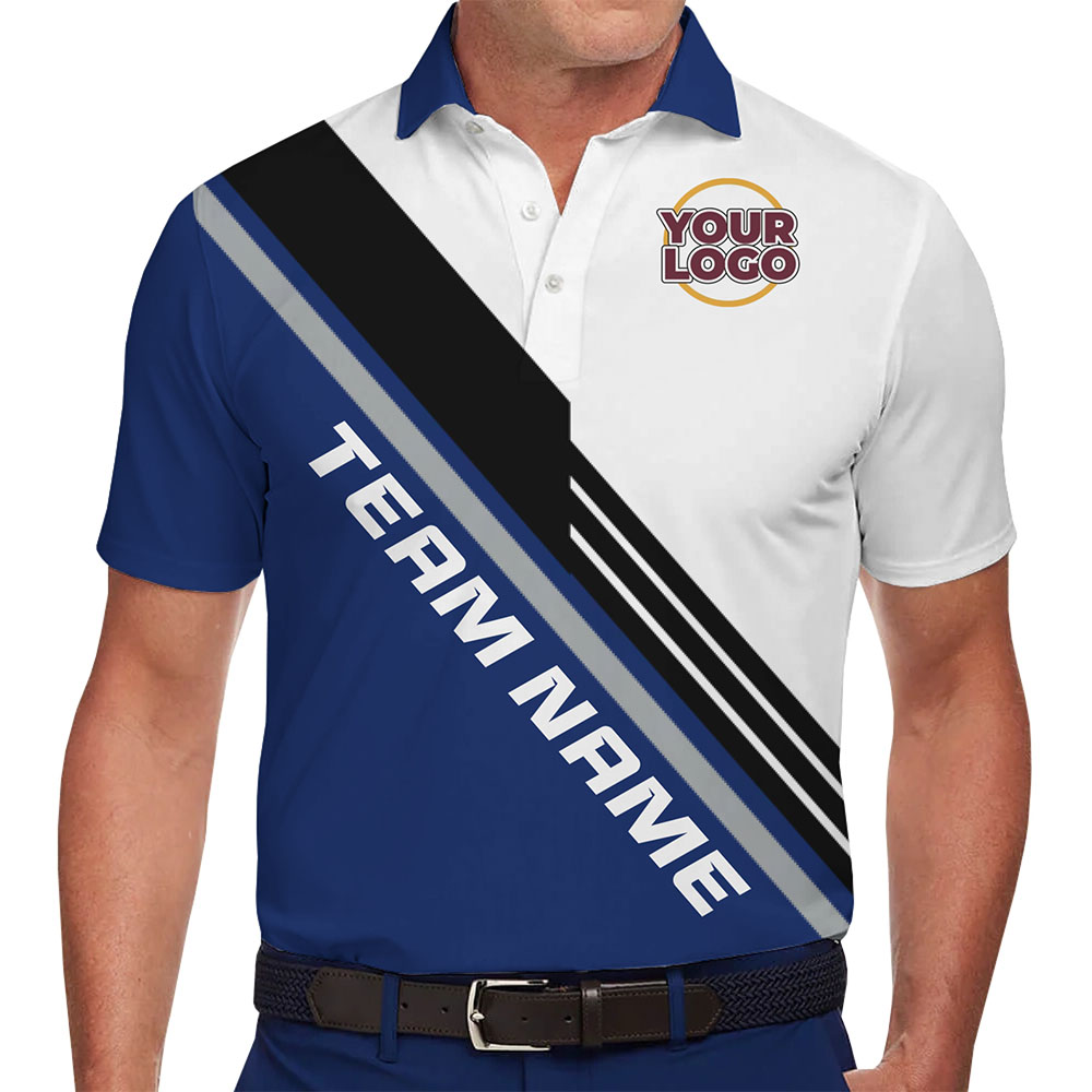 Eye-Catching Polo Shirt for Team with Custom Logo and Name - variant image 1