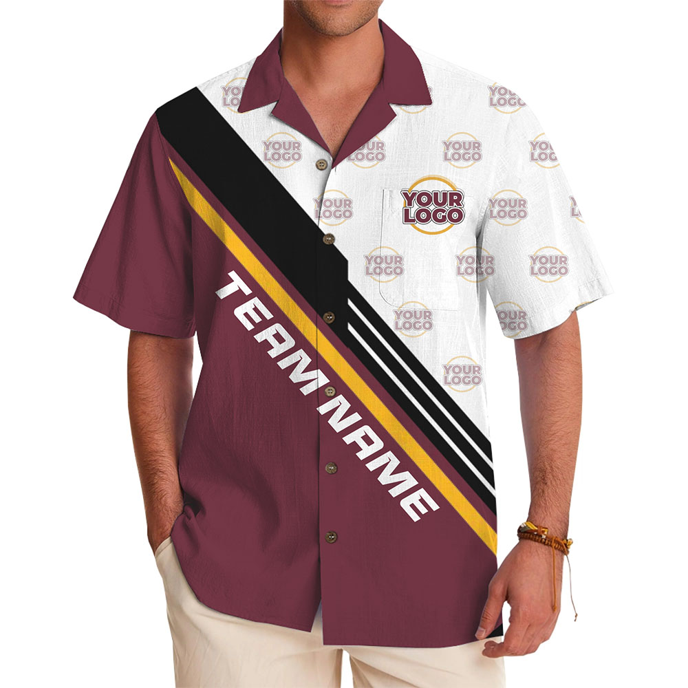 Fully Customizable Logo Hawaiian Shirt for Teams and Events - variant image 1