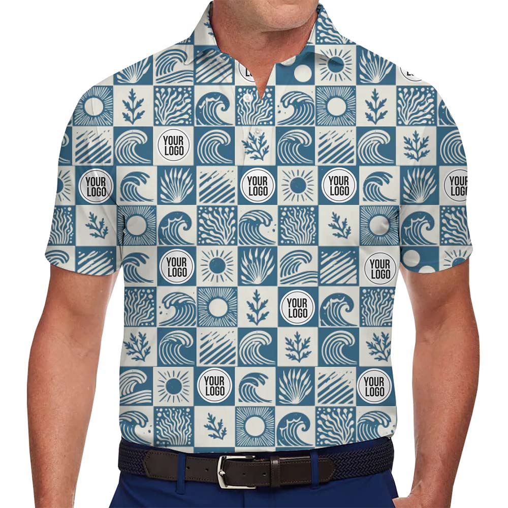 Seabreeze Custom Logo Polo Shirt With Preview - variant image 1