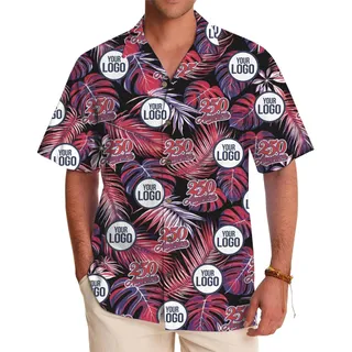 250 America Tropical Hawaiian Shirt With Custom Logo