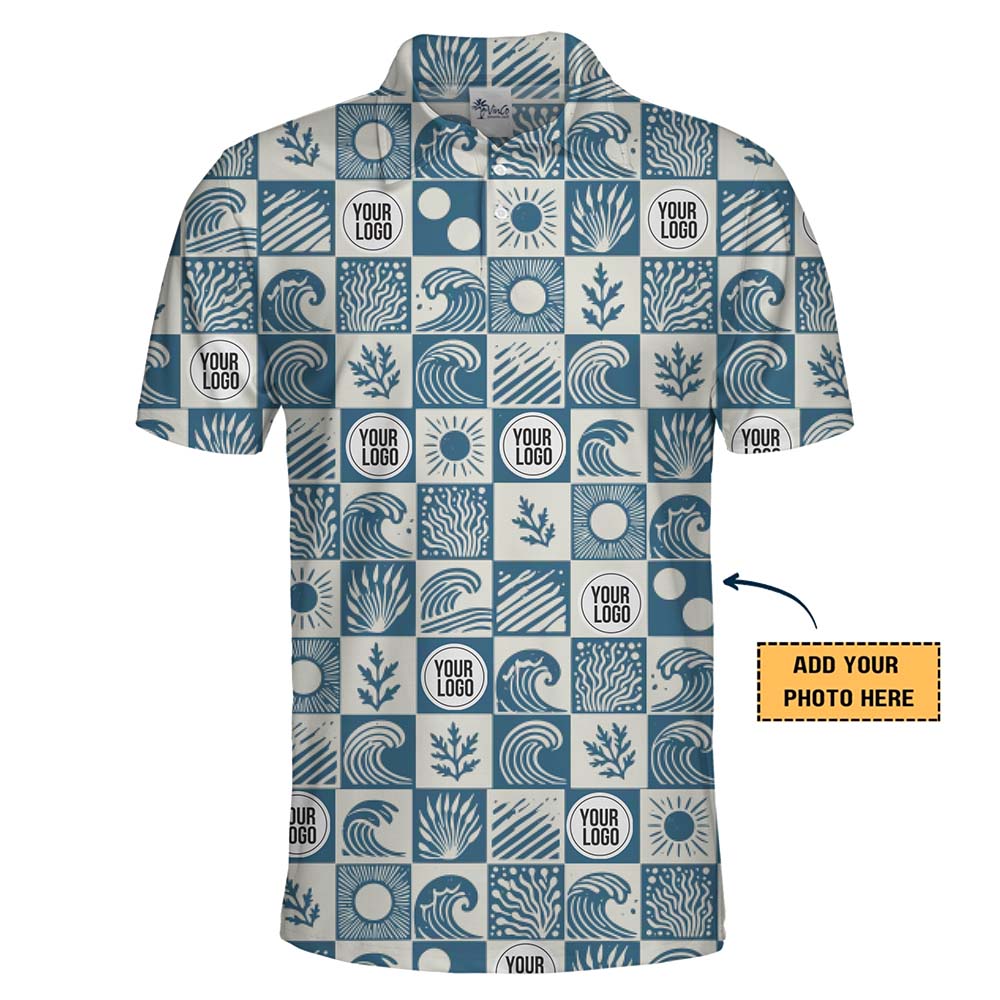 Seabreeze Custom Logo Polo Shirt With Preview