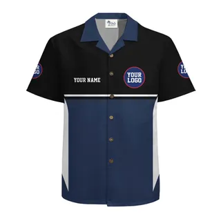 Signature Custom Logo Text And Color Team Hawaiian Shirt