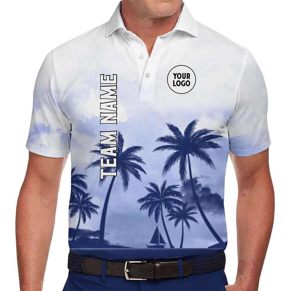 Paradise Line Personalized Brand Polo Shirt With Preview - variant image 1