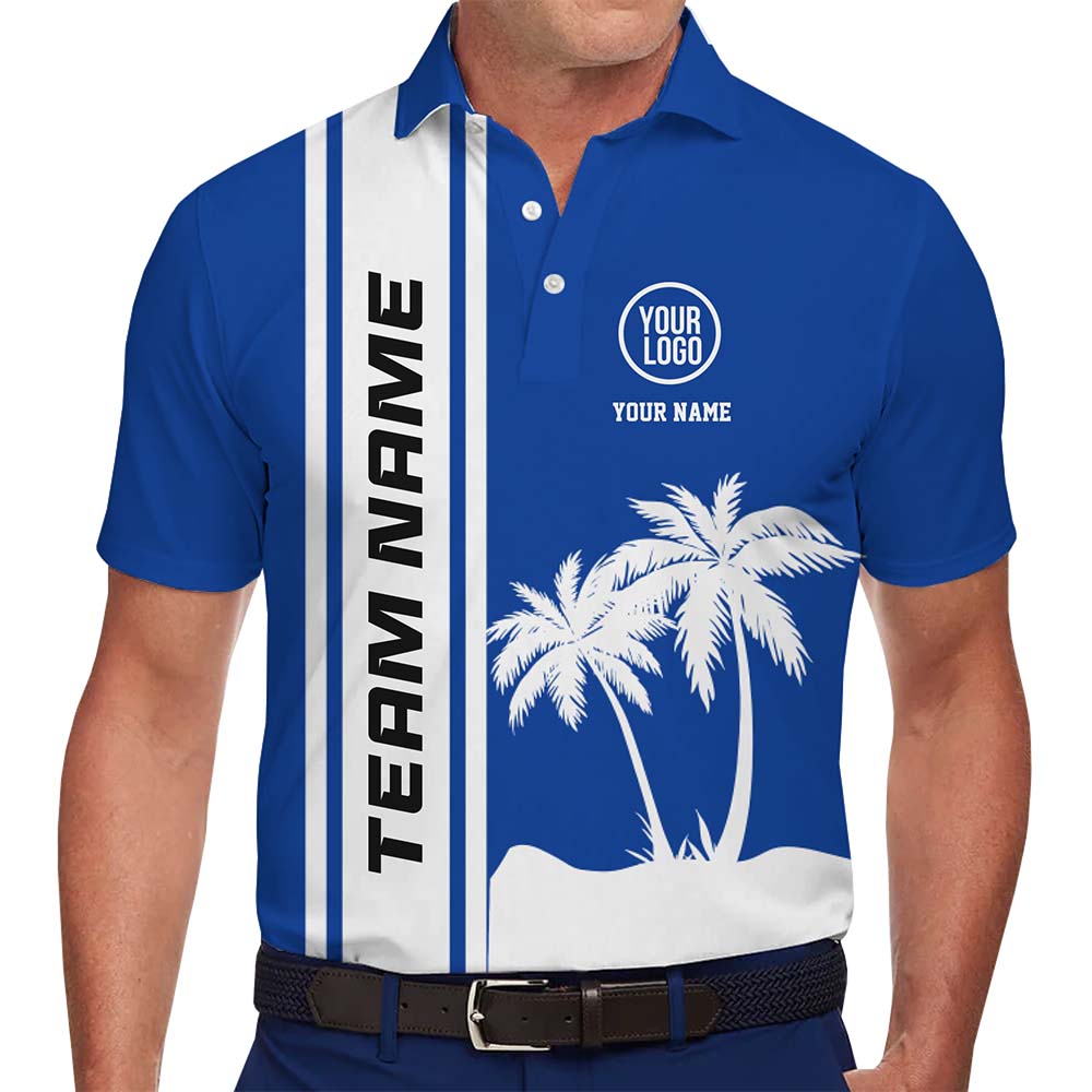 Island Signature Custom Text And Logo Polo Shirt - variant image 1