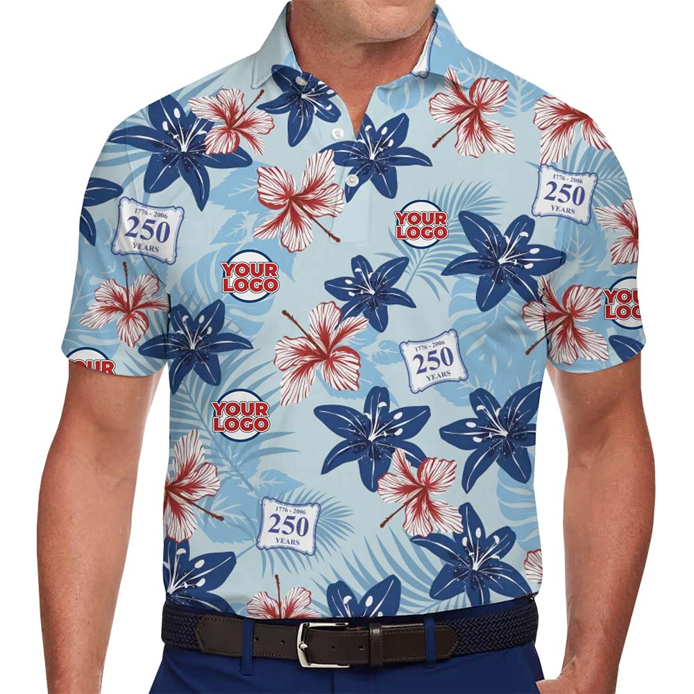 American Heritage 250th Anniversary Custom Logo Polo Shirt - variant image 1
