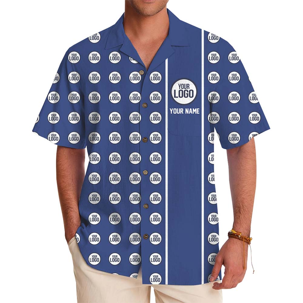 Custom Logo Spotlight Name Hawaiian Shirt With Preview - variant image 1
