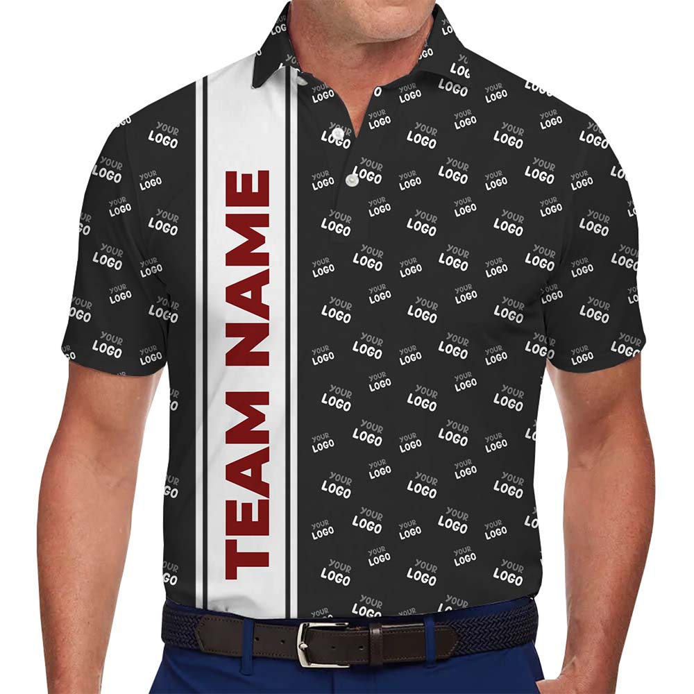 Prime Brand Vertical Name And Custom Logo Polo Shirt - variant image 1