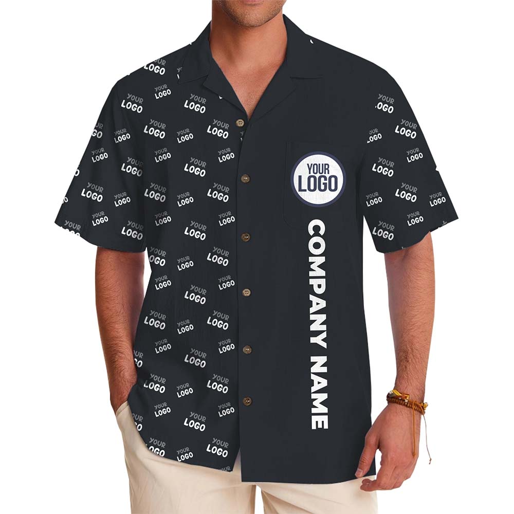 Custom Company Hawaiian Shirt With Logo and Name - variant image 1