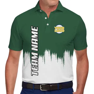 Bold Name And Logo Polo Team Shirt