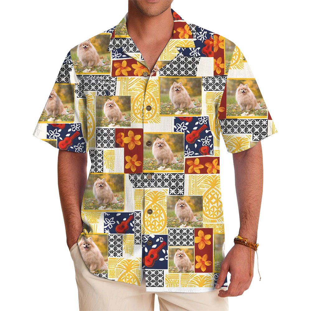 Custom Photo Collages Hawaiian Shirt With Tropical Styles - variant image 1