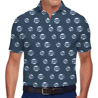 Print On Demand Custom Logo Polo Shirt With Live Preview