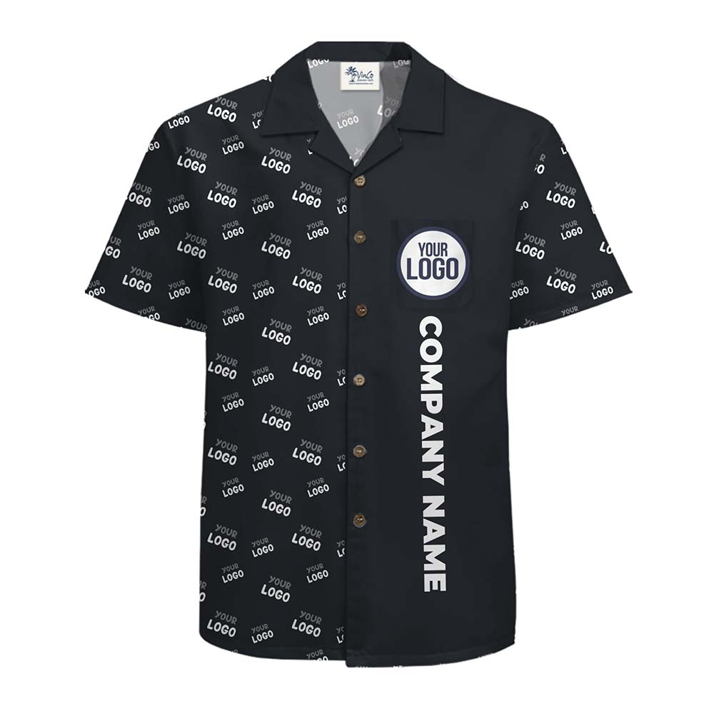 Custom Company Hawaiian Shirt With Logo and Name