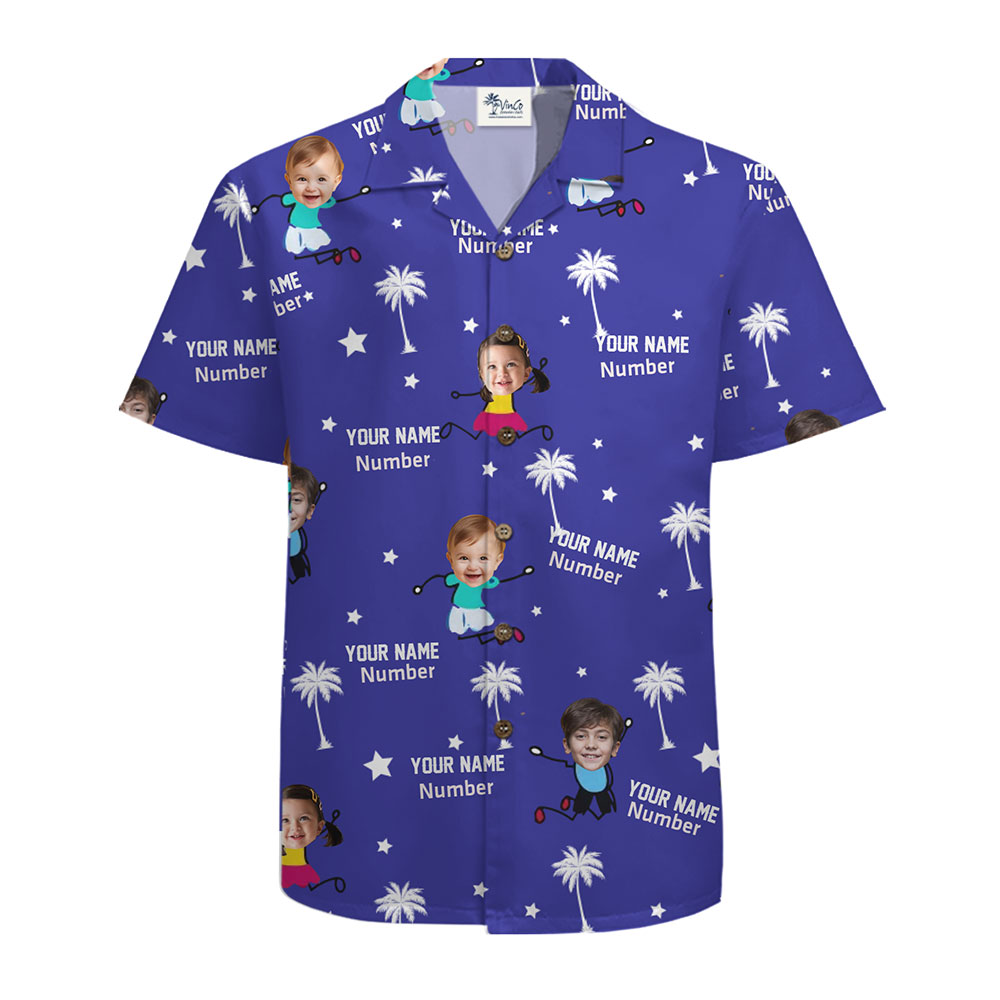 Personalized Family Cartoon Shirt with Names and Characters