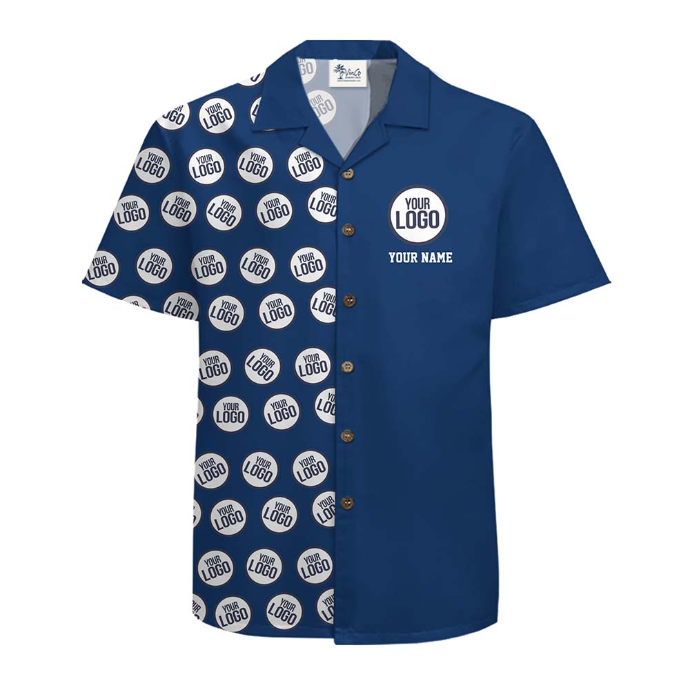 Team Custom Logo Hawaiian Shirt With Name