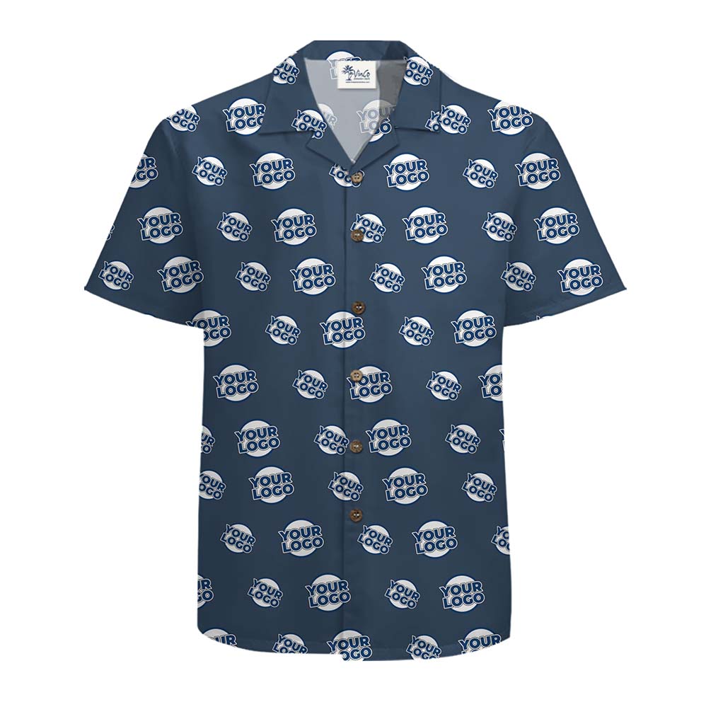 [12 Colors] Custom Branded Button Up Shirt No Minimum