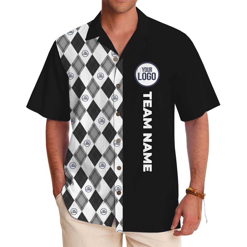 Legacy Stripe Personalized Button Up Shirt With Logo And Name - variant image 1