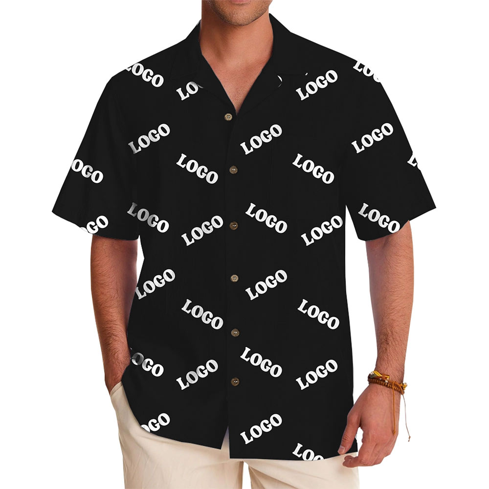 Corporate Branding Custom Logo Hawaiian Shirt - variant image 1