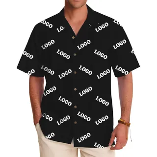 Corporate Branding Custom Logo Hawaiian Shirt
