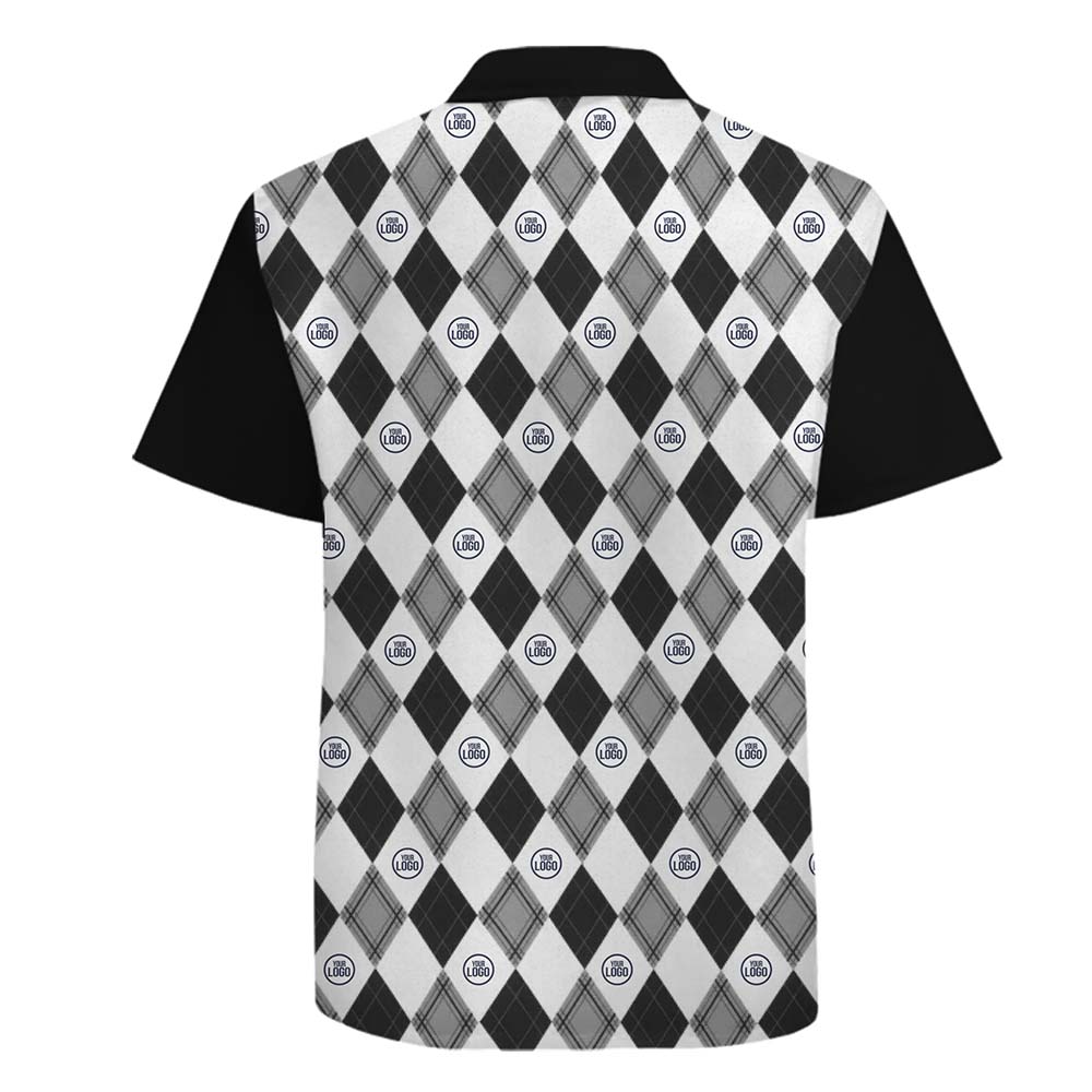 Legacy Stripe Personalized Button Up Shirt With Logo And Name