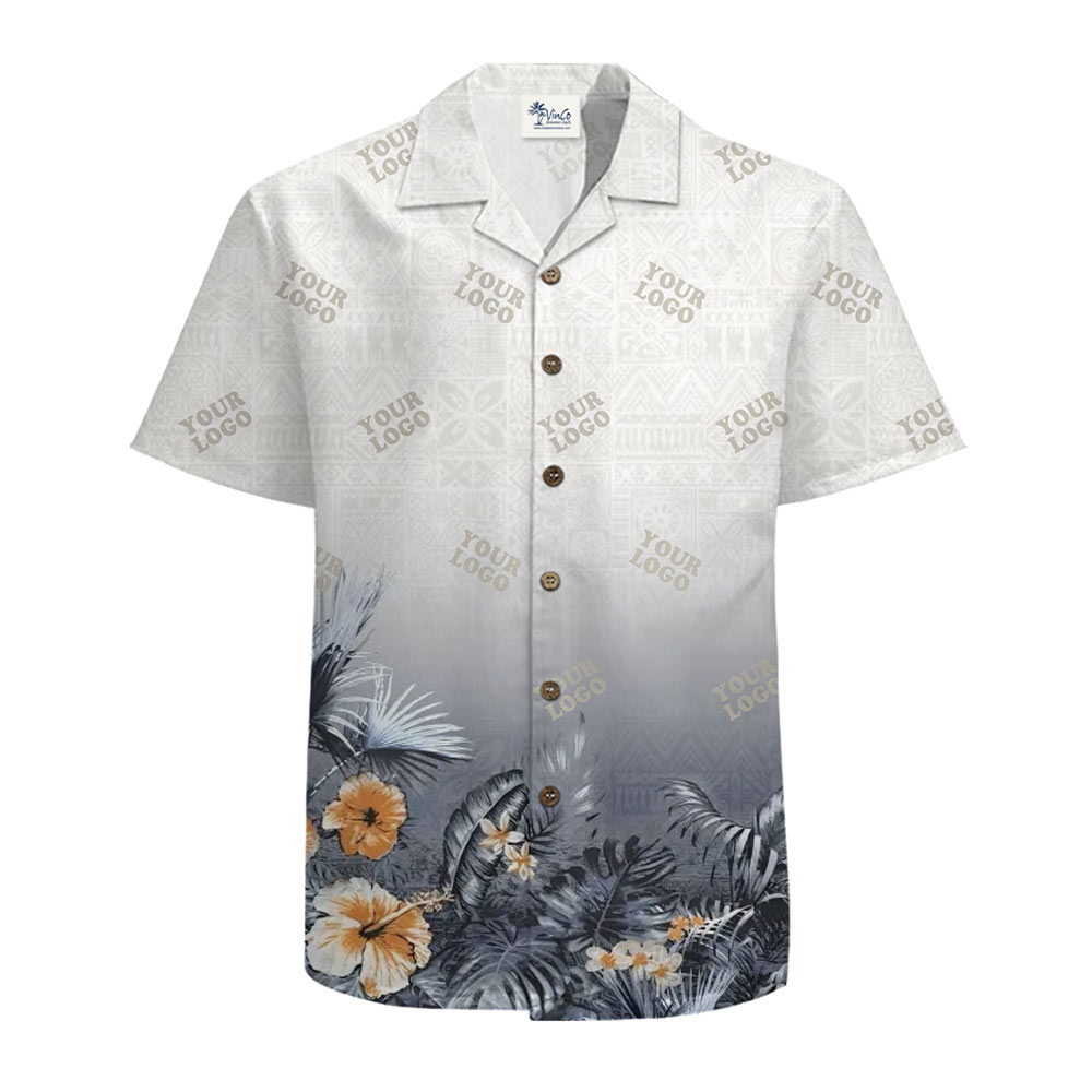 Branded Aloha Shirts With Custom Logo