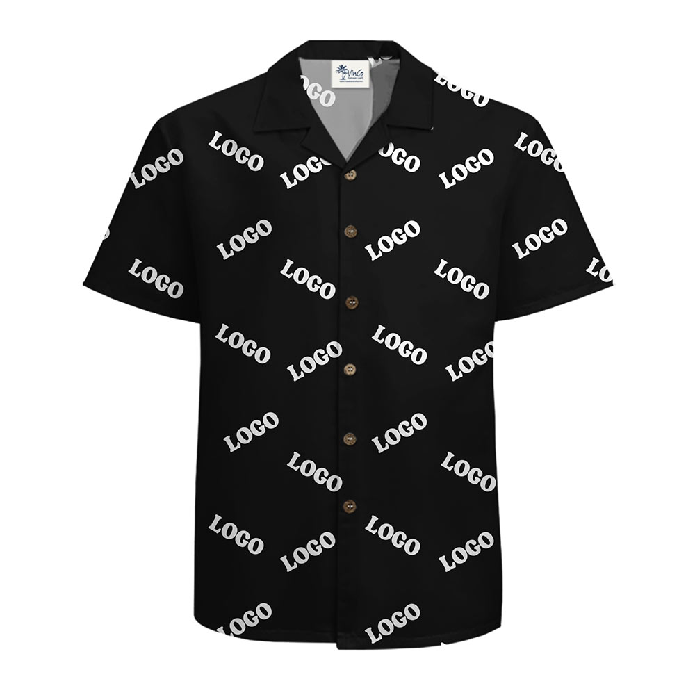 Corporate Branding Custom Logo Hawaiian Shirt