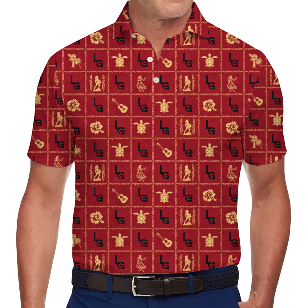 Refined Island-Style Polo Shirt with Custom Branding Possibilities - variant image 1