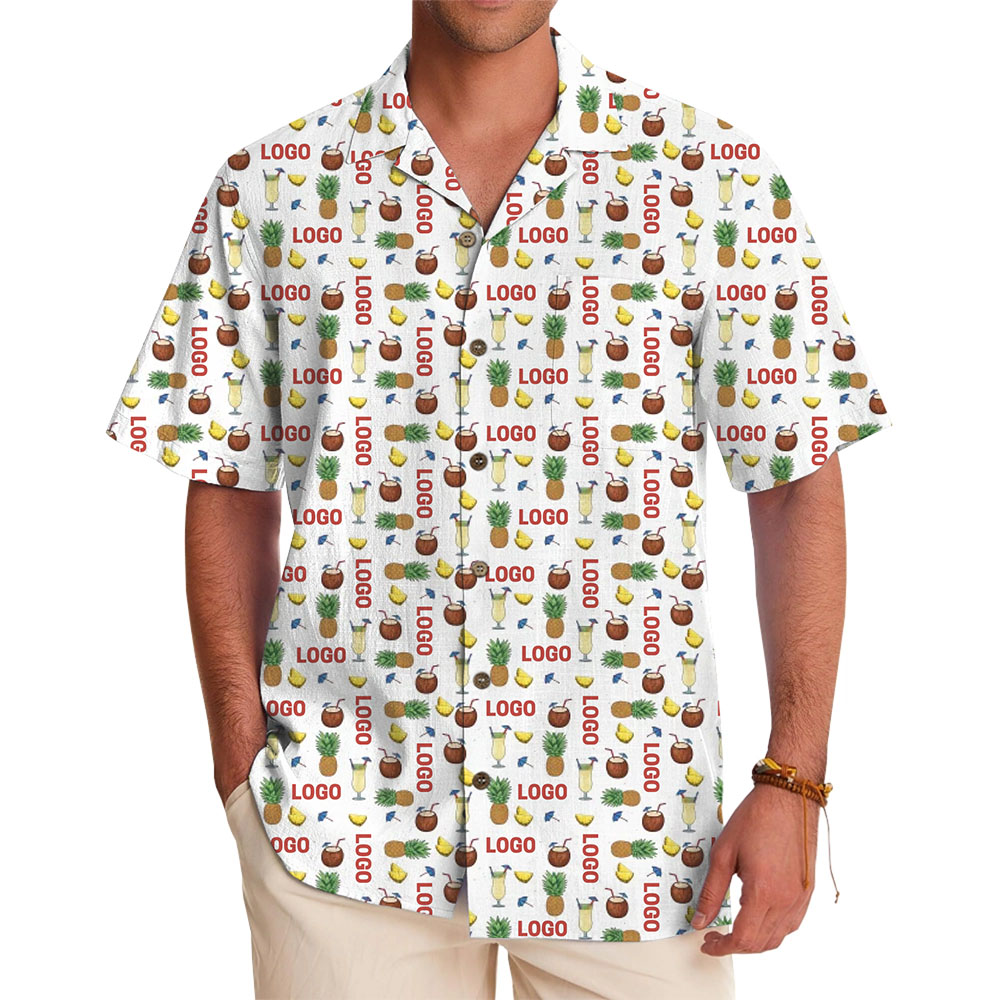 Unique Custom Hawaiian Shirt Featuring Your Logo and Island Vibes - variant image 1