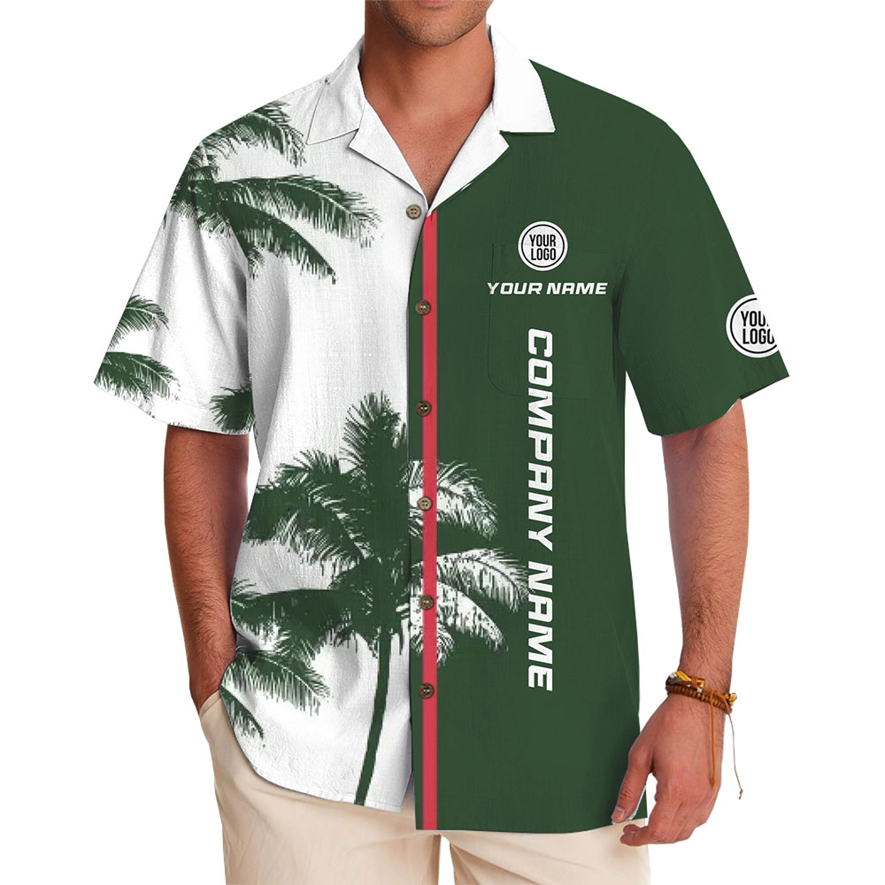 Stylish Logo Hawaiian Shirt with Tropical Professional Design - variant image 1