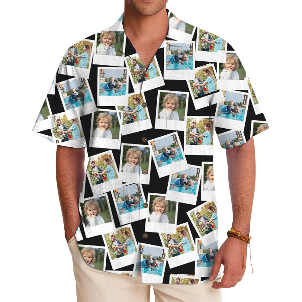Unique Memory Hawaiian Shirt with Photo-Printed Design - variant image 1