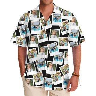 Unique Memory Hawaiian Shirt with Photo-Printed Design